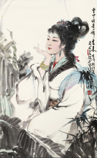 白伯骅己未（1979年）作 李清照词意